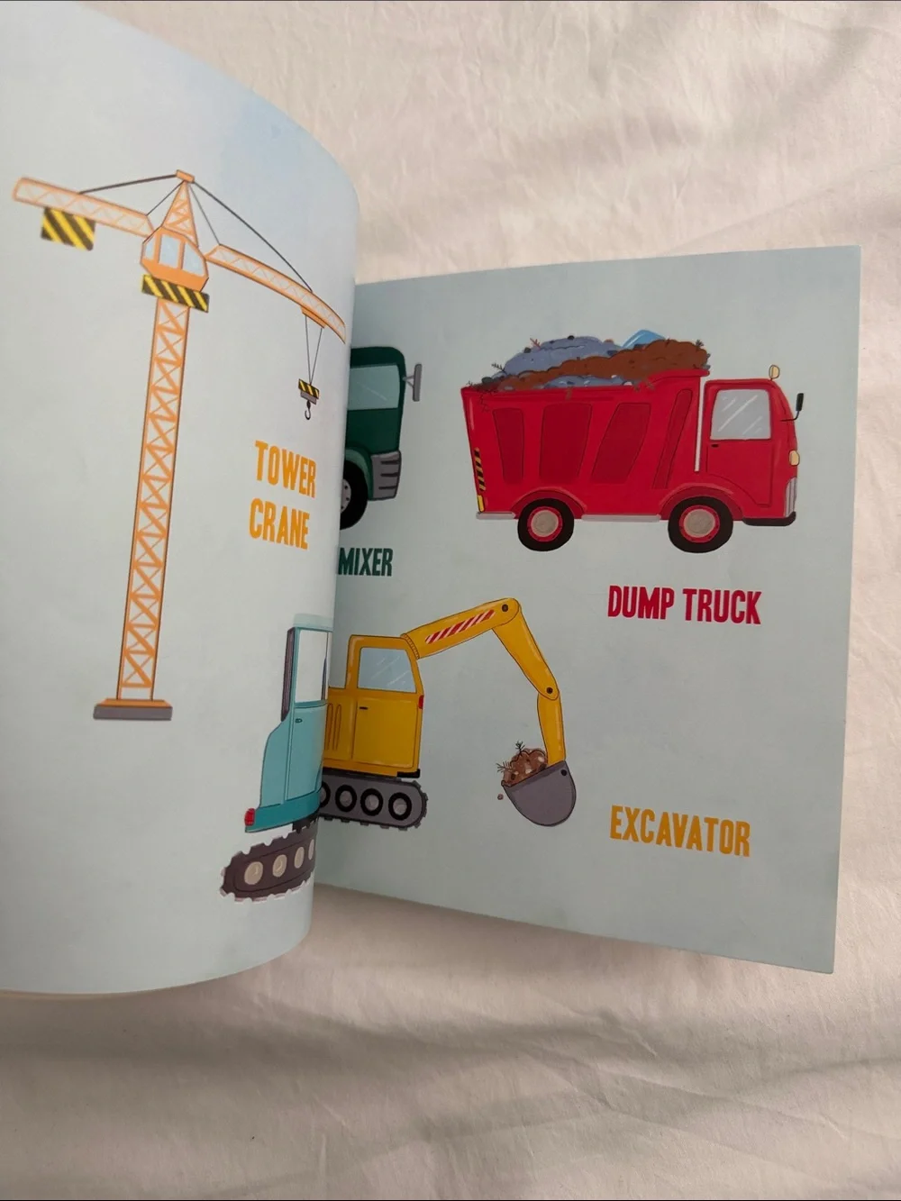 Construction Crew Fun Trucks Board Book - Teal